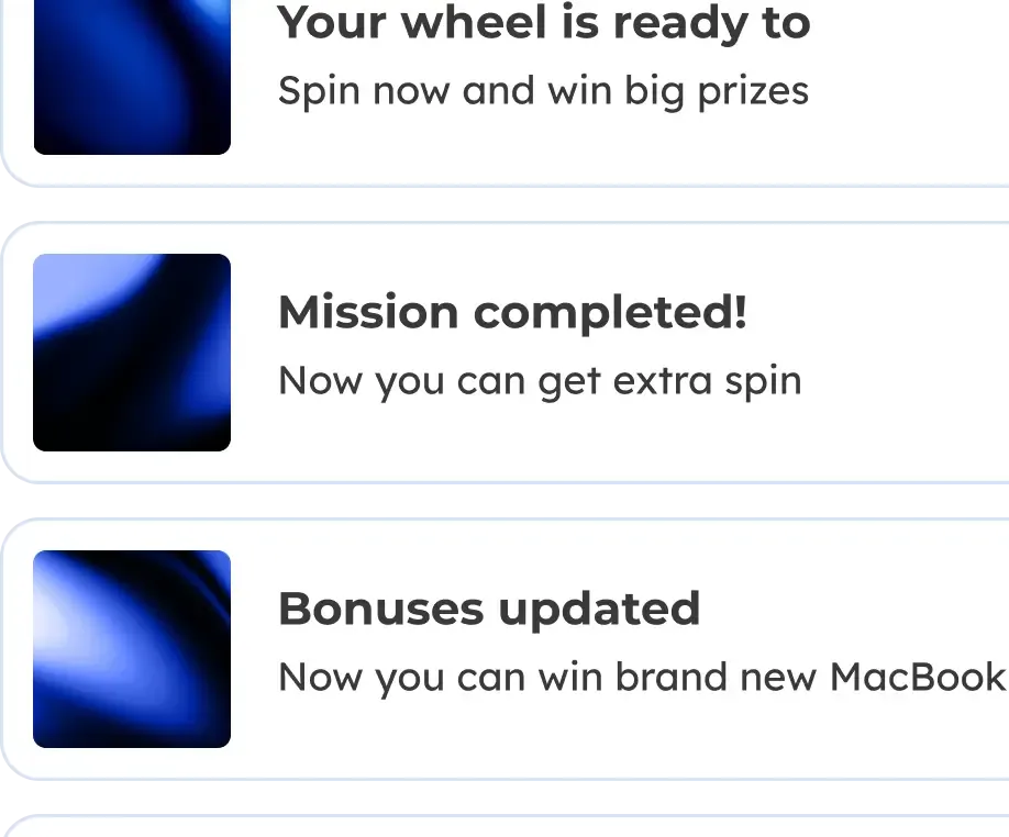 Build in notifications
